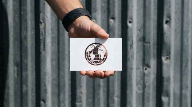 Hands Holding Global Sustainability Icon