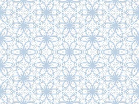 Modern flower seamless pattern background