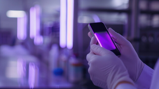 Handheld Digital Device with Bio Sensor in Laboratory Environment