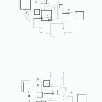 Abstract Digital Square Network Vector Background