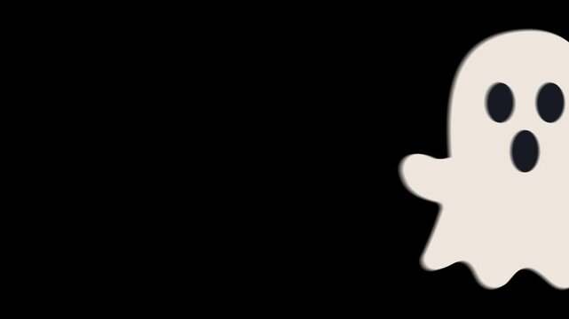 cute ghost motion graphic asset for your Halloween videos, overlays, and stream design! High-quality, easy to use, and perfect for creators