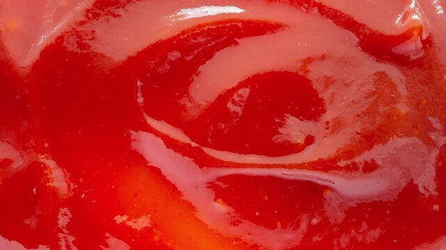 red tomato sauce ketchup texture background