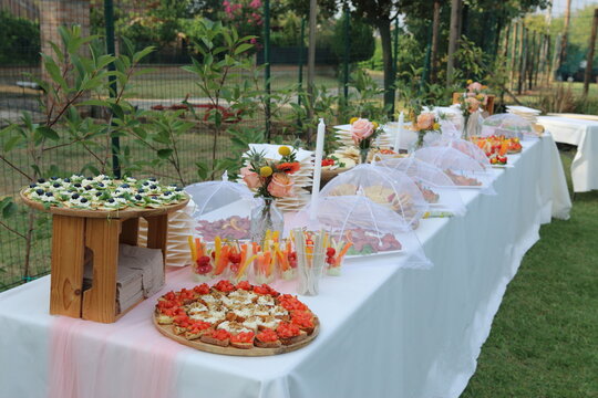 Italian cuisine cold appetizer for wedding reception