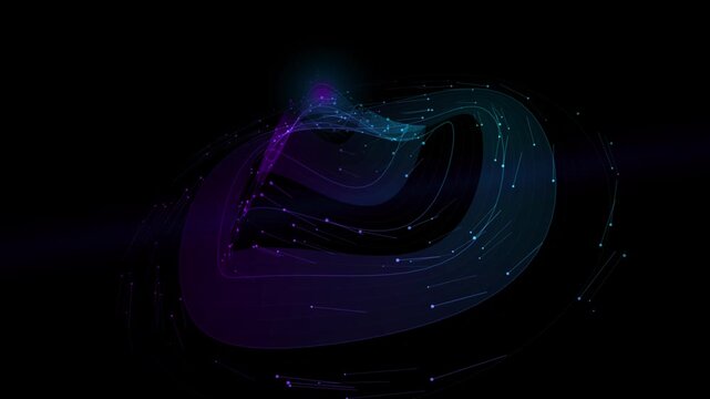 Cosmic galaxy spiral nebula deep space 3d animation cosmos universe