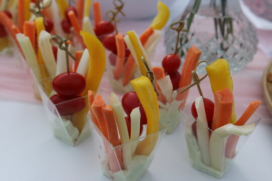 Italian cuisine cold appetizer for wedding reception
