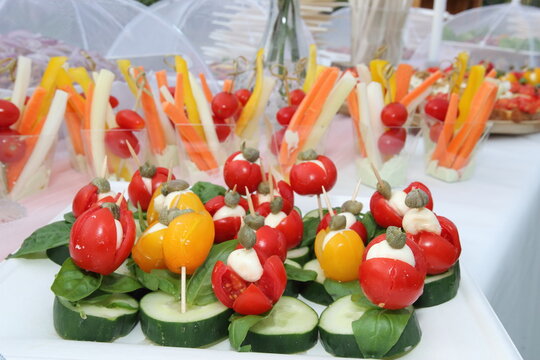Italian cuisine cold appetizer for wedding reception