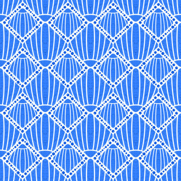 seamless pattern seashell