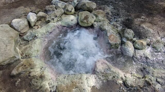 The Parco della Mola in Oriolo Romano is a natural area located in the province of Viterbo, in the Lazio region, famous for its warm, sulfurous spring that feeds small natural pools beside the river