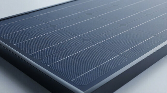 Close-up of photovoltaic solar panel cells and modern module surface