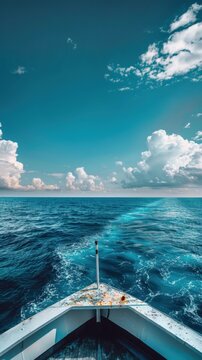 A Boat on the Ocean