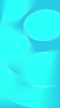 Abstract cyan fluid gradient motion background loop