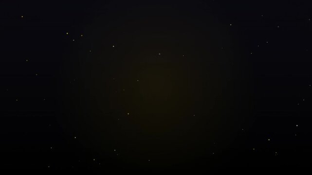 Elegant Gold Countdown Timer Numbers 10 to 0 Animation Dark Background Seamless Loop