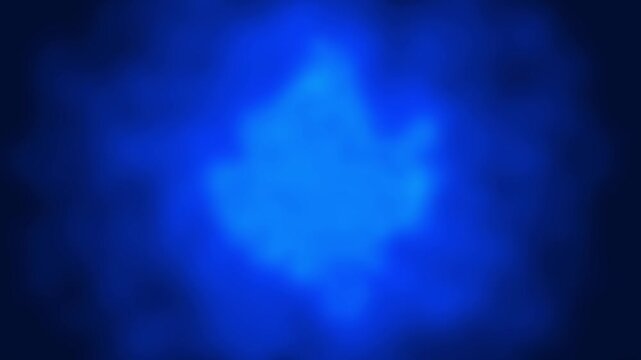 Intense electric blue light emanating through a smoky, abstract background, conjuring a profound sense of mystery and dynamic ethereal movement