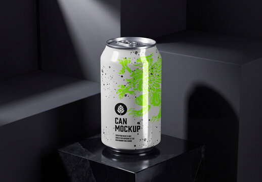 Beverage Can Mockup
