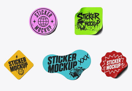 Sticker Street Design Mockup