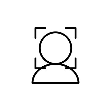 顔認証・生体認証のアイコン