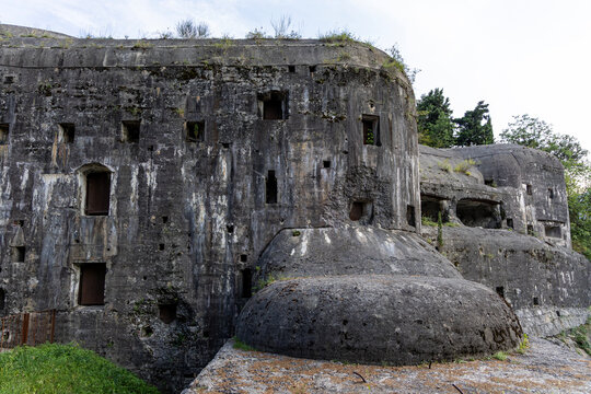 Forte Garda Austro-Hungarian fortress on Monte Brione in Riva del Garda, Italy