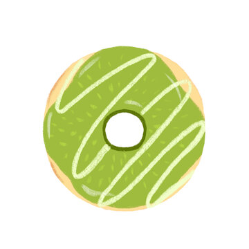 Matcha donut