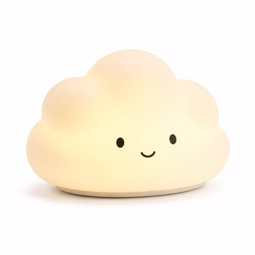 Softly glowing cloud shape night light