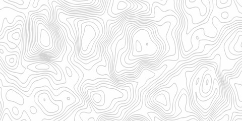 abstract white grid topography map hiking spiral texture. vector geographic contour mounted map wireframe background. © MST