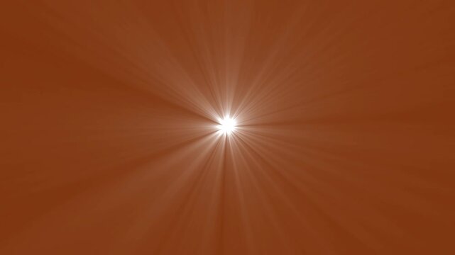 Abstract background featuring a bright white starburst light effect centered on a solid warm brown backdrop
