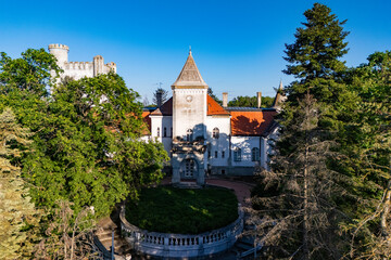 Fantast Castle in Becej, old castle of tradiotinal Dundjerski family, Serbia. The castle became one of the most famous castles in the Austro-Hungarian monarchy.  © nedomacki