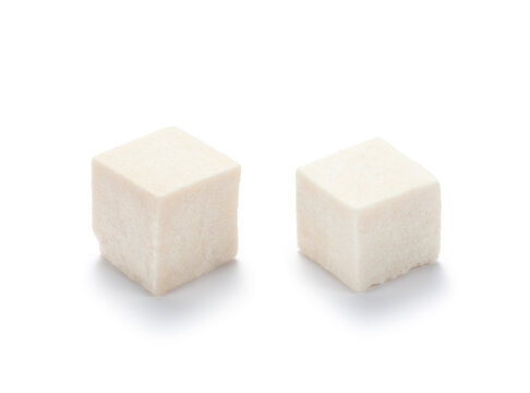 Poria cocos on white background, Chinese herbal medicine