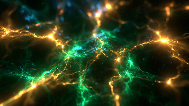 Abstract Neural Network with Glowing Synapses and Energy
