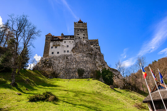 The medieval Castle of Bran, known for the myth of Dracula.