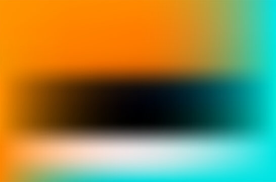 Bright orange and turquoise contrast gradient wallpaper