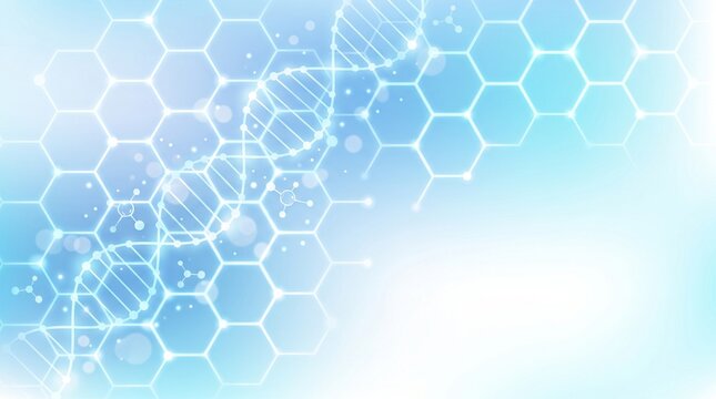 Abstract High Tech Healthcare Medical Science Research Digital Background