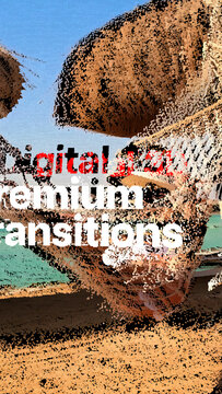 Premium Transitions Digital 3D 8 Variations VERTICAL &ndash; Futuristic 3D Digital Transitions, Tech Camera Moves, Depth Wipes and Dynamic Perspective Effects for Professional Video Editing
