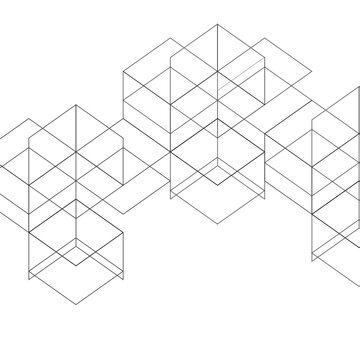 Futuristic Blockchain Connection Pattern Corporate Template