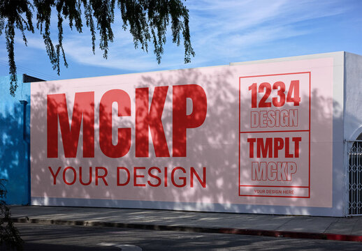 Mockup Of Customized Billboard