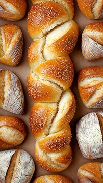 Freshly baked braided bread (1)