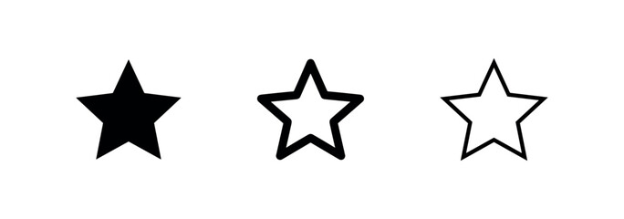 Obraz premium Rating star icons for reviews and ranking
