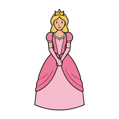 vector illustration of a princess © sena