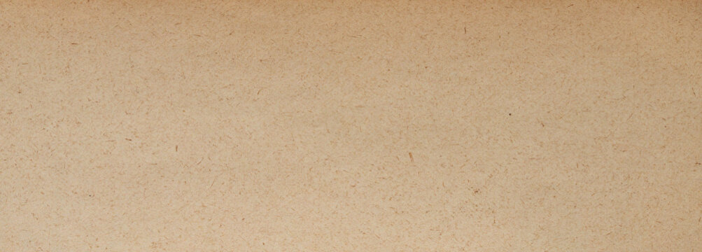 brown craft paper cardboard texture background recycled fiber surface banner