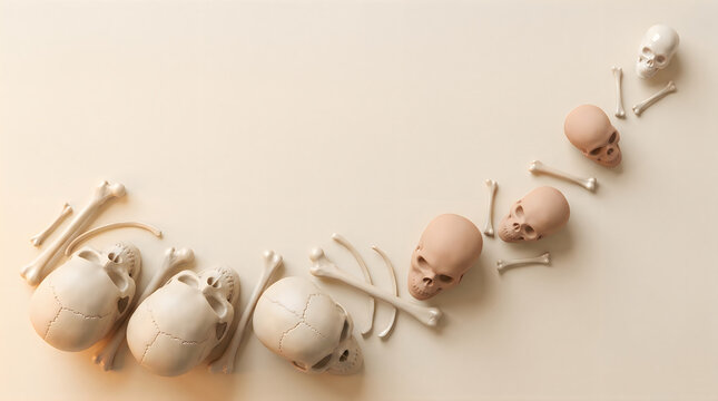 A delicate arrangement of vintage porcelain doll parts creates a whimsical and artistic still life composition