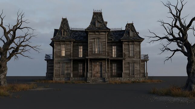 castle in the evening