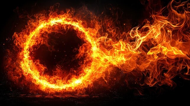 Fiery Circle a ring of flame and intense heat