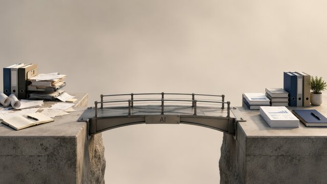 AI Bridge Connecting Unfinished Work to Organized Results