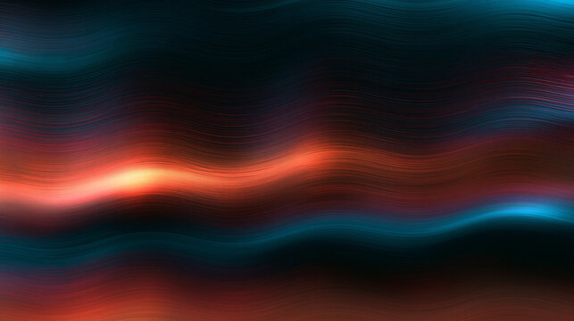 Abstract Digital Glowing Waves and Light Texture Background