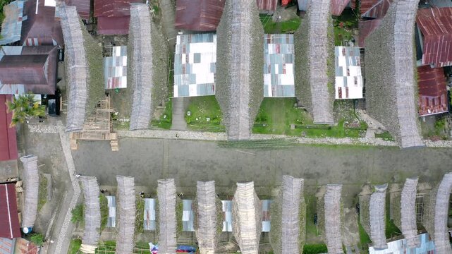 a traditional house on the toraja city, Indonesia