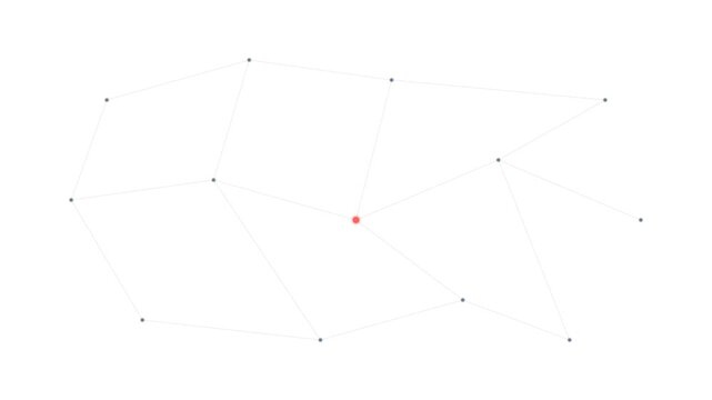 Cyber security network scanning across white background