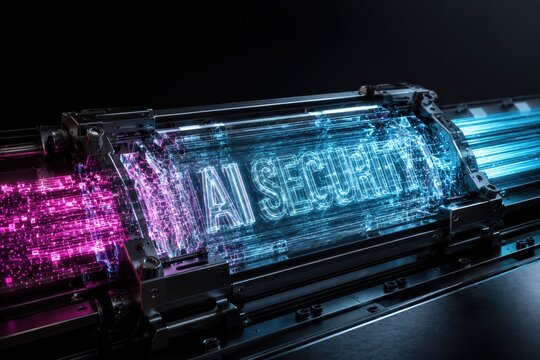 AI Security Optical Module Filtering Hostile Data Into Clean Signals