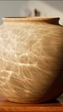 Close-up overhead view of a smooth light brown wooden table surface with subtle grain texture and soft shadows light brown wood