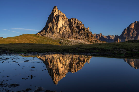 Italy, Passo Giau , Dolomity , mountain , Alpy, Włochy