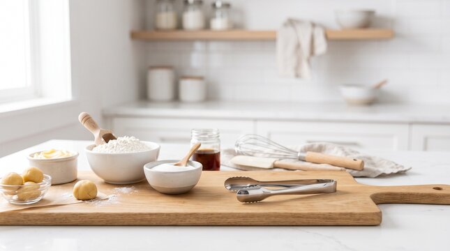 Baking ingredients preparation