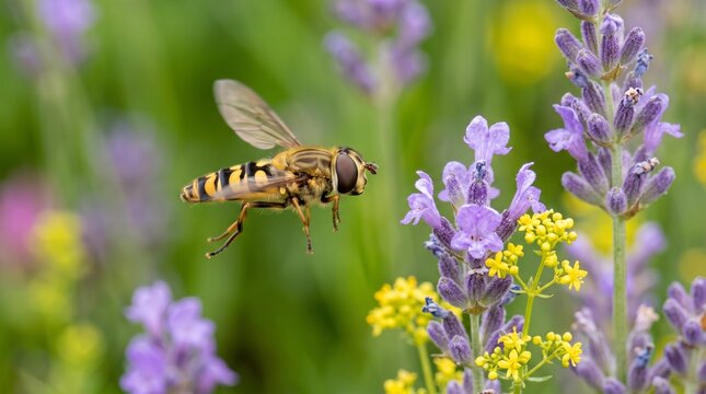 Hoverfly on lavender
